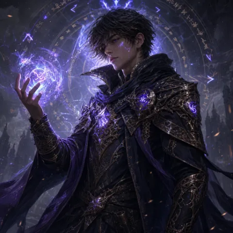 Fantasy mage AI avatar generated from a selfie