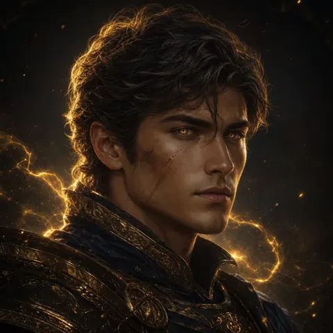 Fantasy AI art style example